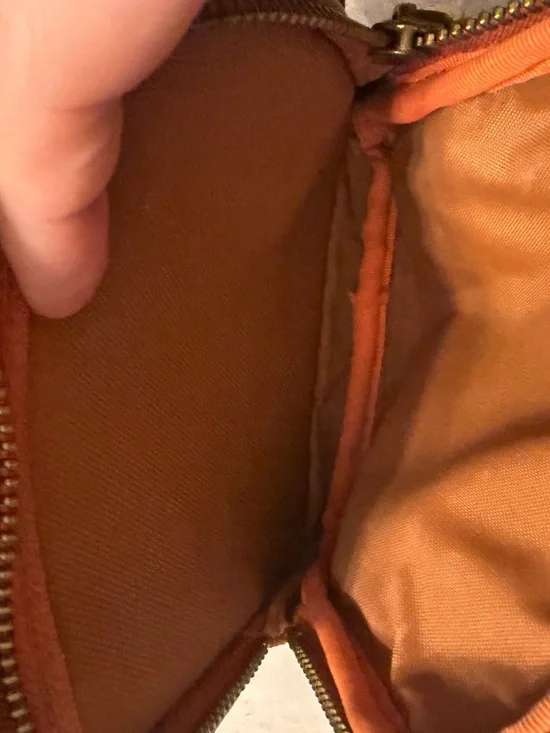 Dior Tan, Orange and Cream pouch/mini bag - Picture 7 of 7